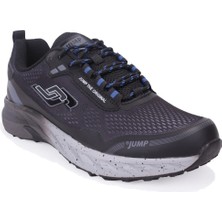 Jump 30519 Siyah Gri Ortopedik Ortopedik Günlük Erkek Spor Ayakkabı