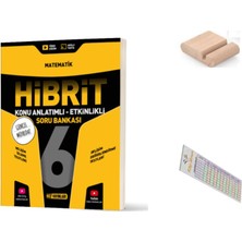 Hız 6.sınıf Hibrit Matematik Soru Bankası Yeni Müfredat+Telefon Tutucu +Çözüm Ayıracı