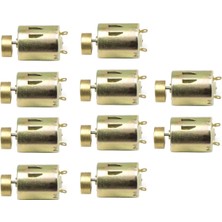 10 Adet Dc 3V 5V Okul Deney Seti Elektrik Kuvvetli Titreşim Motoru