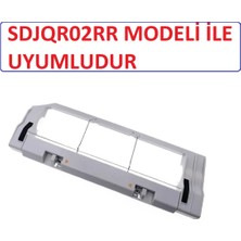 Uyumlu Fırça Kapağı Beyaz Temizlik Robotu Parçası