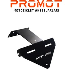 Motosıklet Plakalık Yamaha MT25 Katlanmaz Plakalık Sinyal Bağlantılı 2014 / 2024 Uyumlu