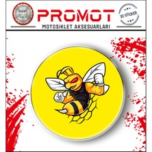 Vespa 3D Damla Logo  Sticker 5cm  3