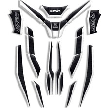 Motosıklet Tank Pad Kanuni Seha Uyumlu Model 02