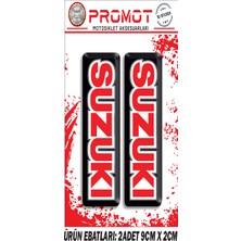 Suzuki Ön Maşa 3D Kabartmalı 2'li Damla Sticker 003