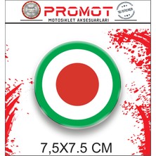 Vespa 3D Logo Sticker 7cm 1