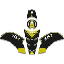 Motosıklet Tank Pad Honda CB250R Tank Pad Set (2018/2024) Uyumlu 07