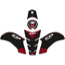 Motosıklet Tank Pad Honda CB250R Tank Pad Set (2018/2024) Uyumlu 06