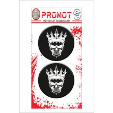 Kuru Kafa 3D Kabartmalı Damla Logo Sticker 5cm 01