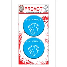 Peugeot 3D Damla 2 Li Sticker Logo 9