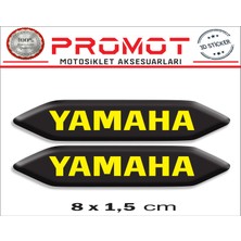 Yamaha 3D Kabartmalı 2'li Damla Sticker 004