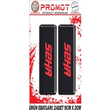 Kanuni Seha Ön Maşa 3D Kabartmalı 2'li Damla Sticker 1