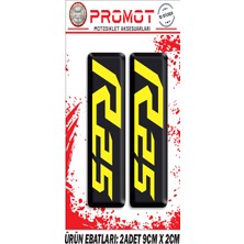 R25 Yamaha Ön Maşa 3D Kabartmalı 2'li Damla Sticker 4