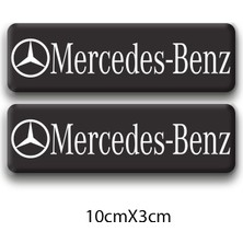 Mercedes-Benz 3D Damla 2'li Logo 2