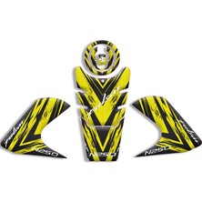 Motosıklet Tank Pad Bajaj Pulsar N250 Tank Pad Set (2022/2024) Uyumlu 02