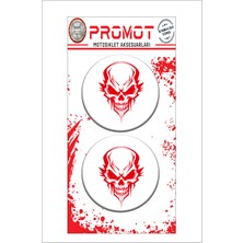 Kuru Kafa 3D Kabartmalı Damla Logo Sticker 5cm 06