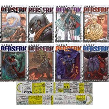 Berserk 5-6-7-8-9-10-11-12. Ciltler Manga Seti + Mat. Öğreten Cetvel
