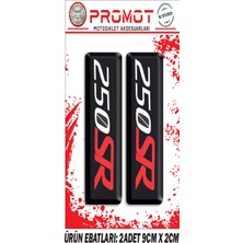 Cfmoto 250 Sr Ön Maşa 3D Kabartmalı 2'li Damla Sticker 04