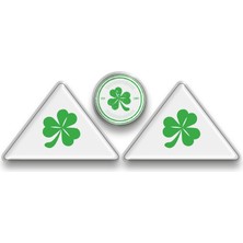 Alfa Romeo Yonca Amblemi 3D Damla Sticker Seti 2