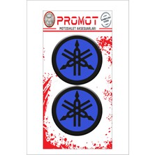 Yamaha 3D Kabartmalı Damla Logo Sticker 5cm 07