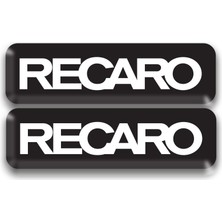 Recaro 3D Damla 2 Li Sticker Logo