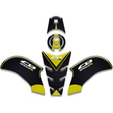 Motosıklet Tank Pad Honda CB250R Tank Pad Set (2018/2024) Uyumlu 03