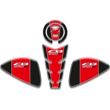 Motosıklet Tank Pad Honda CB250R Tank Pad Set (2018/2024) Uyumlu 09