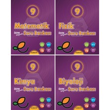 Endemik 2026 9. Sınıf Matematik + Fizik + Kimya + Biyoloji Soru Seti 4 Kitap Güncel Müfredat