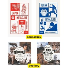 Yunan Mitolojisi-Japon Mitolojisi -Türk Mitolojisi -Dakikalar Içinde Mitoloji 4 Kitap Set