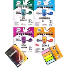 Günay Yayınları 5.sınıf Bumerang 4'lü Set Defter Kitap-Yeni Müfredat Yeni Baskı-