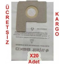 S 6355 Toz Torbası 20 Adet Beyaz   E-Ticaret Ürünü