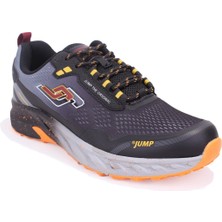 Jump 30519 Siyah Kırmızı Ortopedik Ortopedik Günlük Erkek Spor Ayakkabı