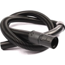 Siyah Elektrikli Süpürge Hortumu Uzun ve Esnek Temizlik Aksesuarı