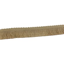 Pamuk Püskül Şerit En 3 cm Bej 10 Metre