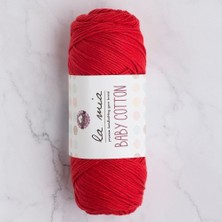 La Mia Baby Cotton Kırmızı El Örgü İpi - L033 - 33634