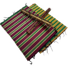 El Yapımı Bambu Üretim Amerikan Servis Sunum Örtüsü Yemek Piknik Dekor Outdoor Için 1 Adet 46X36 cm