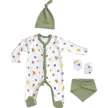 Animals Yenidoğan Bebek Mini Set - Bebek Tulum Seti