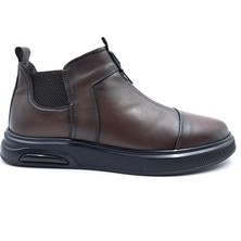 Marcomen M22012 Hakiki Deri Lastikli Kahverengi Erkek Konfor Bot