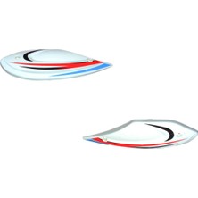 Yan Kapak Küçük Sağ Sol Beyaz Takım-Servıce 1500 (1500 W) Orijinal