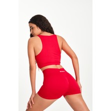 Gymhams Drop Mini Shorts Kalça Büzgülü Süper Mini Şort – Push-Up Etkili Toparlayıcı & Şekillendirici