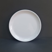 4 Adet Kırılmaz Melamin Düz Tatlı & Yemek Servis Tabağı 25 cm - Beyaz