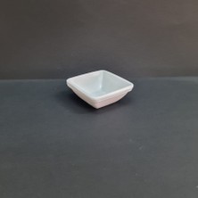 12 Adet Kırılmaz Melamin Küçük Kare Sosluk 7 cm