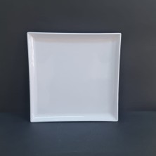 4 Adet Standart Kare Melamin Tatlı & Yemek Servis Tabağı 30 cm - Beyaz