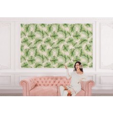 Tropikal Ağaç Yaprakları Duvar KAĞIDI-5565