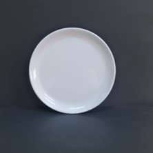 4 Adet Kırılmaz Melamin Düz Tatlı & Yemek Servis Tabağı 28 cm - Beyaz