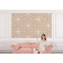 Pastel Renkli Geometrik Desenli 23 Nisan Duvar KAĞIDI-5784