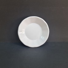 Melamin Geniş Çay Tabağı 50’li Set – Beyaz Kırılmaz Çay Bardağı Altlığı 50 Adet