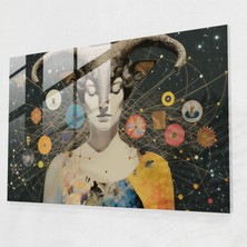 Popcas Esrarengiz Burçlar Cam Tablosu - Burçlar Esrarengiz Koleksiyon Sanatı Astrolojik Semboller