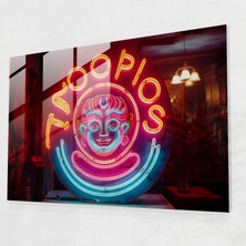 Popcas Hipnoz Duvar Süsü - Cam Tablo Sanatı Duvar Dekorasyonu Cesur Ifade