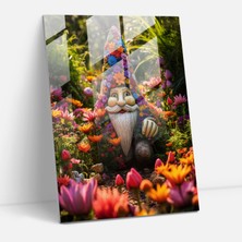 Popcas Esprili Cüce Cam Duvar Sanatı - Cüce Cam Sanat Modern Sanat