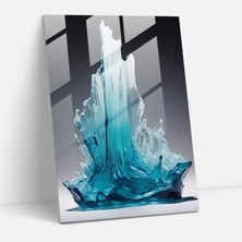 Popcas Buzdağı Cam Duvar Sanatının Gücü - Buzdağı Modern Sanat Cam Sanatı Dayanıklılık